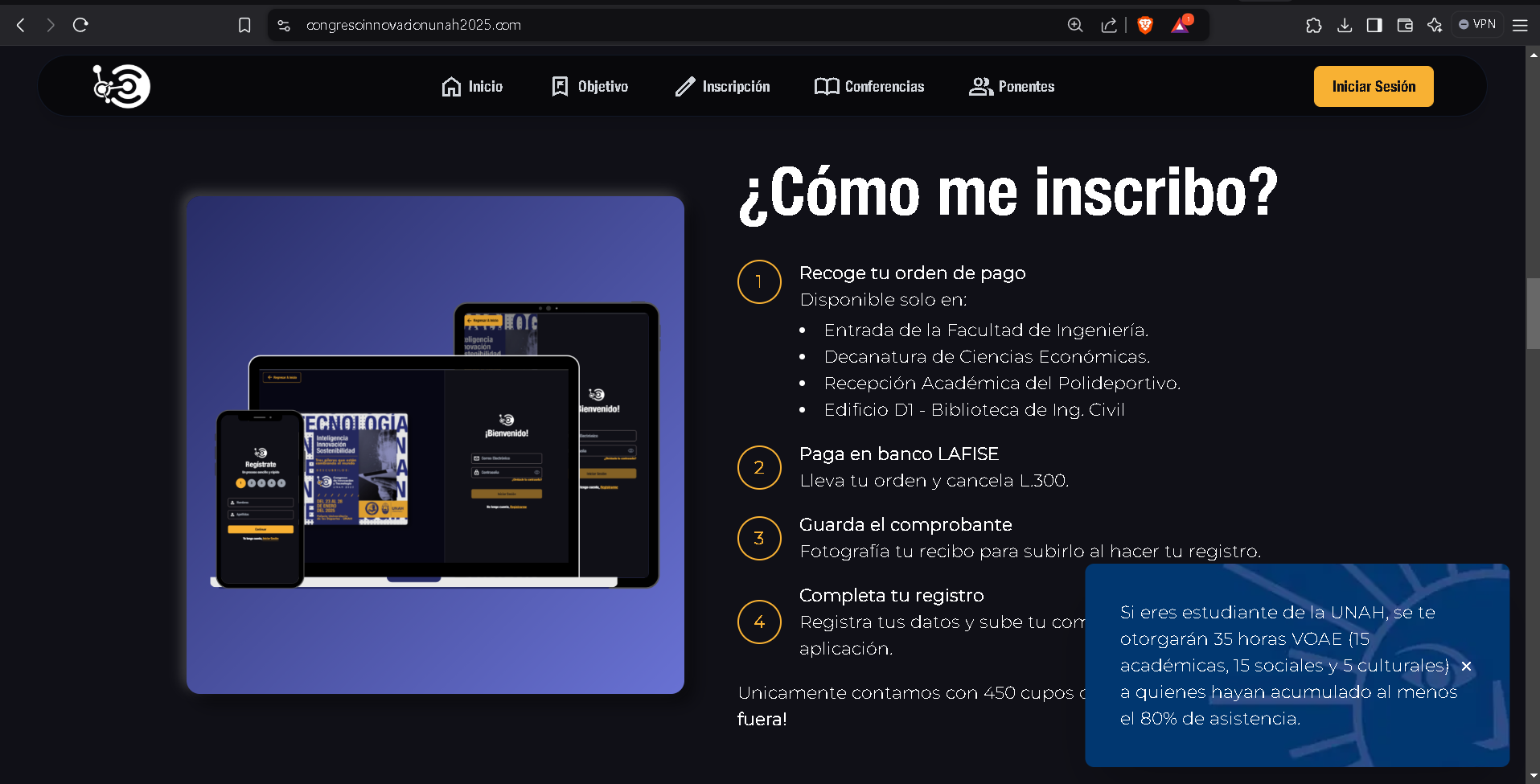 🖥️ WebApp Congreso UNAH